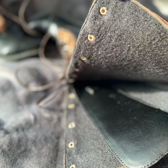 Waterproof and lined tall boots.Vegan leather.All man made Size 38Thick sole NEW - Picture 5 of 5